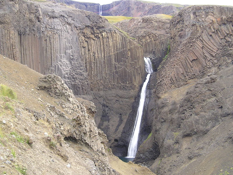 Litlanesfoss Waterfall